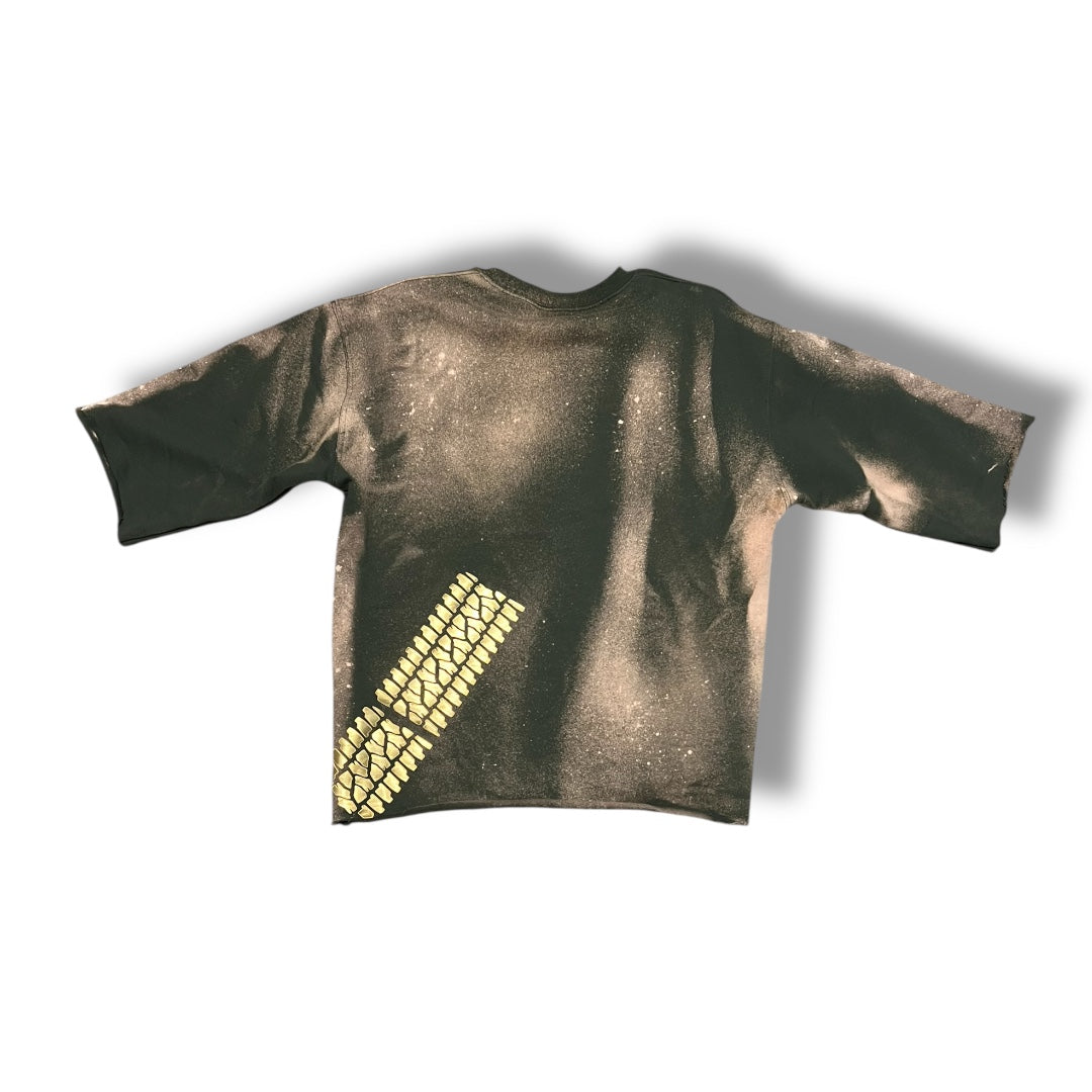 Classic Skyline Cropped Bleach Sweatshirt (1 of 1 custom)