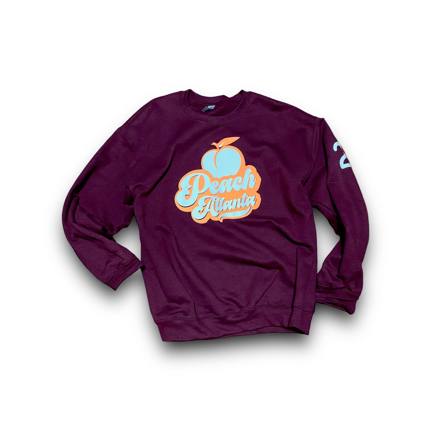 Peachy Atlanta "Maroon" sweatshirt (custom)