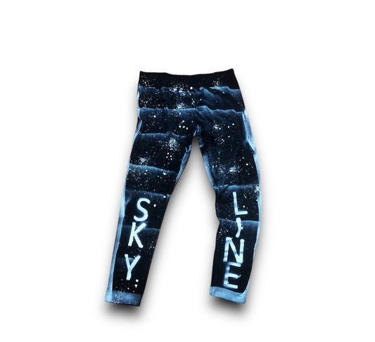 Graffiti Sky Custom Leggings (ladies)