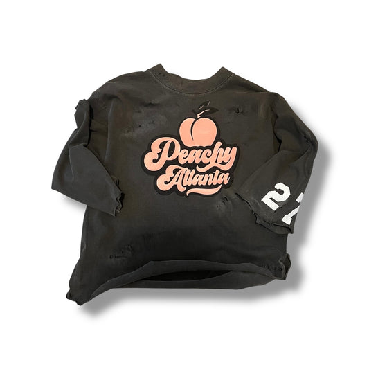 Peachy Atlanta Heavy Cropped T-shirt (1 of 1 custom)